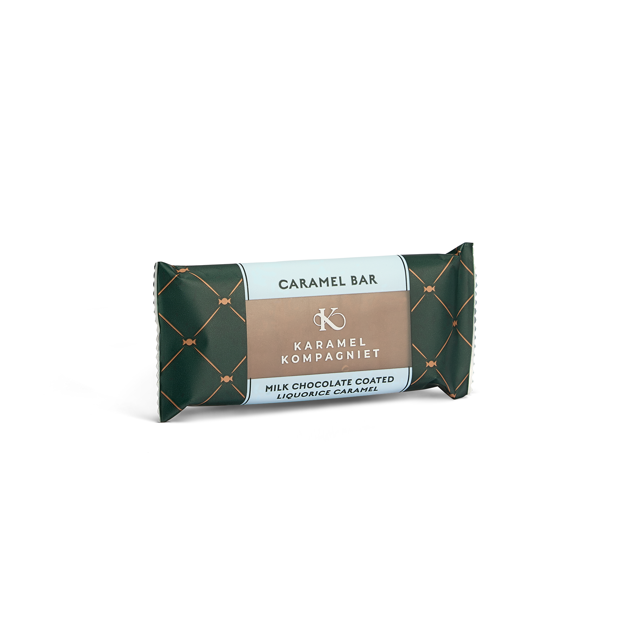 Chokoladeovertrukken Lakridskaramel Bar med lys chokolade